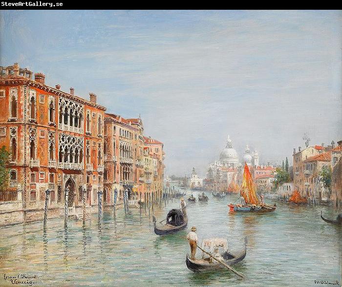 Frans Wilhelm Odelmark Canale Grande Venedig